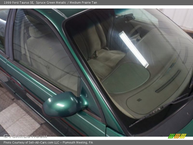 Spruce Green Metallic / Medium Prairie Tan 1999 Ford Taurus SE