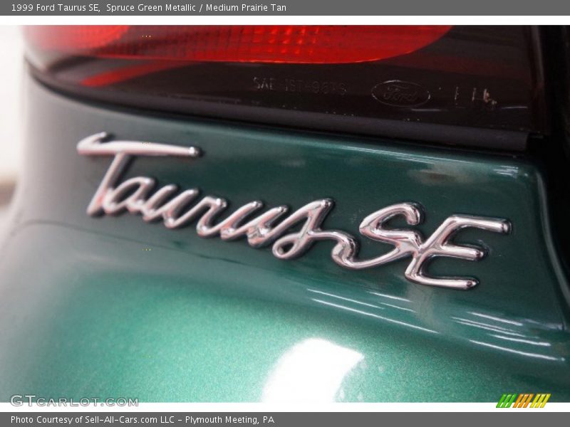 Spruce Green Metallic / Medium Prairie Tan 1999 Ford Taurus SE