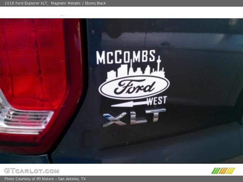 Magnetic Metallic / Ebony Black 2016 Ford Explorer XLT