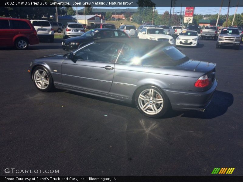 Steel Grey Metallic / Natural Brown 2002 BMW 3 Series 330i Convertible