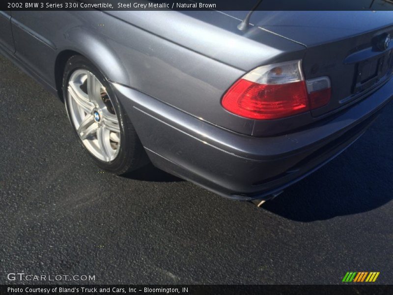 Steel Grey Metallic / Natural Brown 2002 BMW 3 Series 330i Convertible