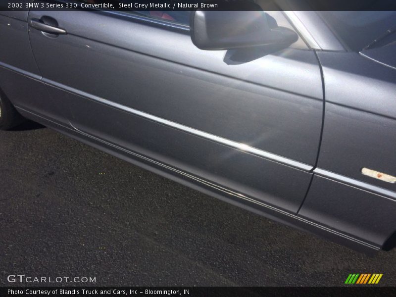 Steel Grey Metallic / Natural Brown 2002 BMW 3 Series 330i Convertible