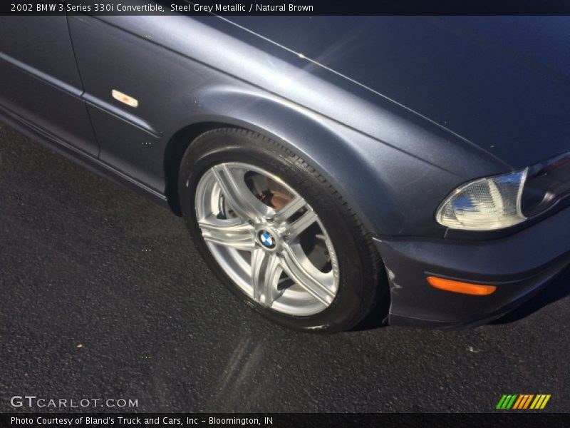 Steel Grey Metallic / Natural Brown 2002 BMW 3 Series 330i Convertible