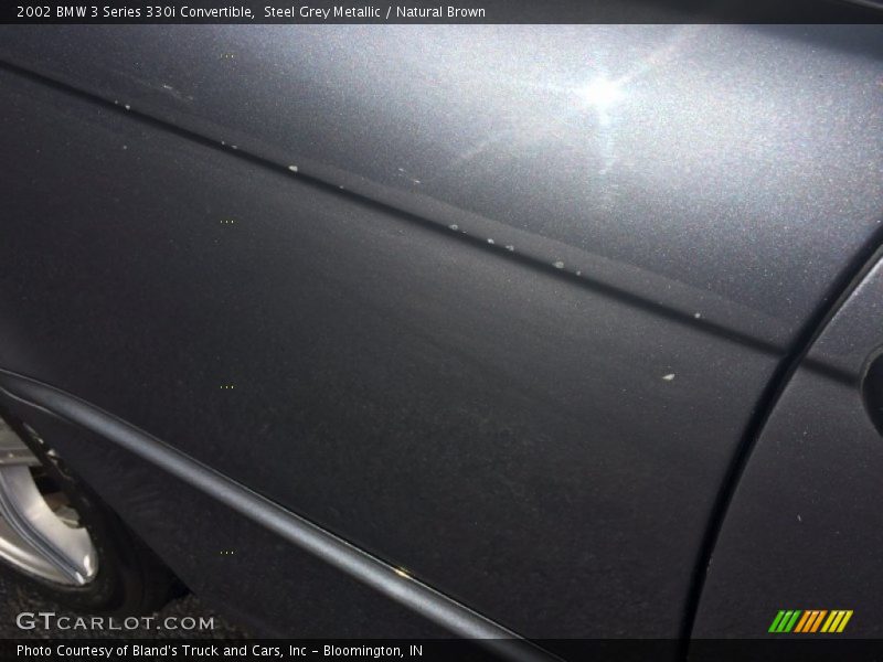 Steel Grey Metallic / Natural Brown 2002 BMW 3 Series 330i Convertible