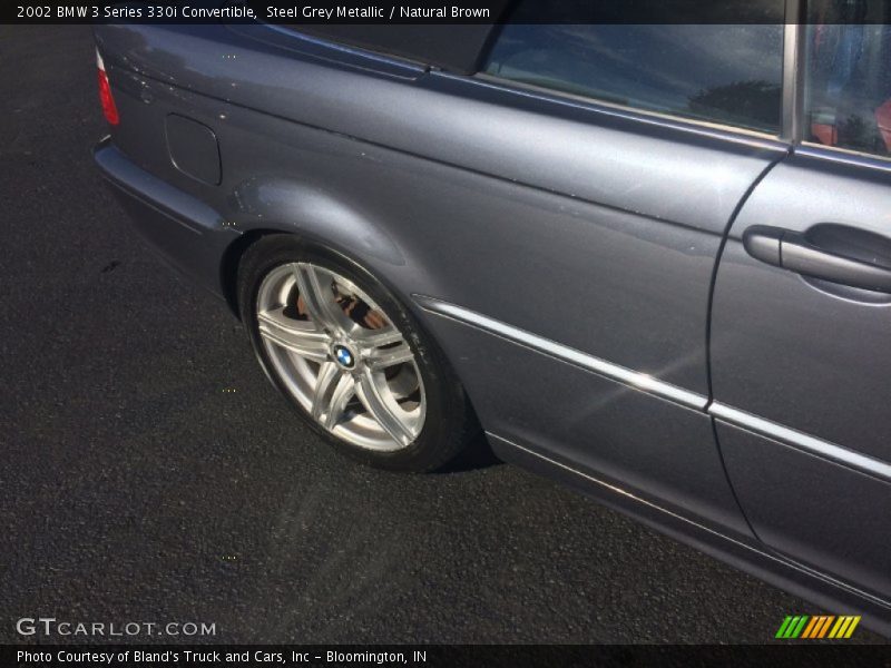 Steel Grey Metallic / Natural Brown 2002 BMW 3 Series 330i Convertible