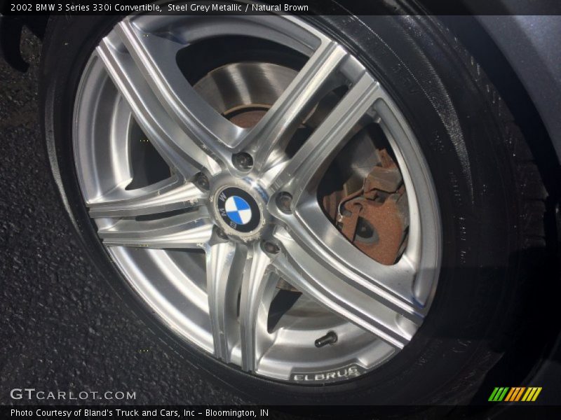 Steel Grey Metallic / Natural Brown 2002 BMW 3 Series 330i Convertible
