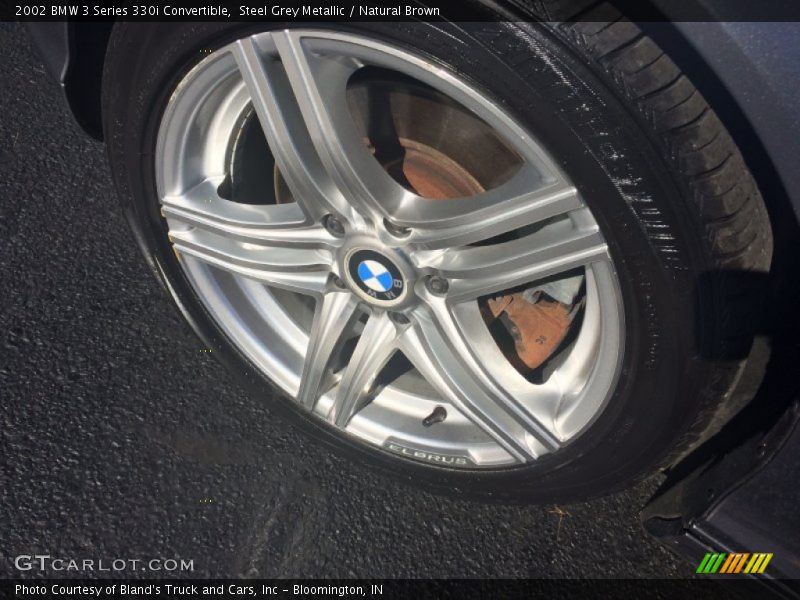 Steel Grey Metallic / Natural Brown 2002 BMW 3 Series 330i Convertible