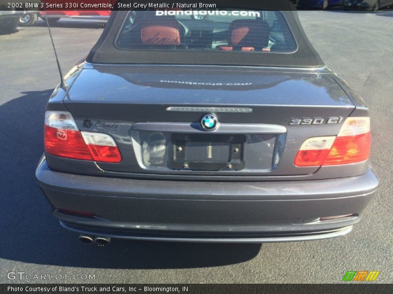 Steel Grey Metallic / Natural Brown 2002 BMW 3 Series 330i Convertible