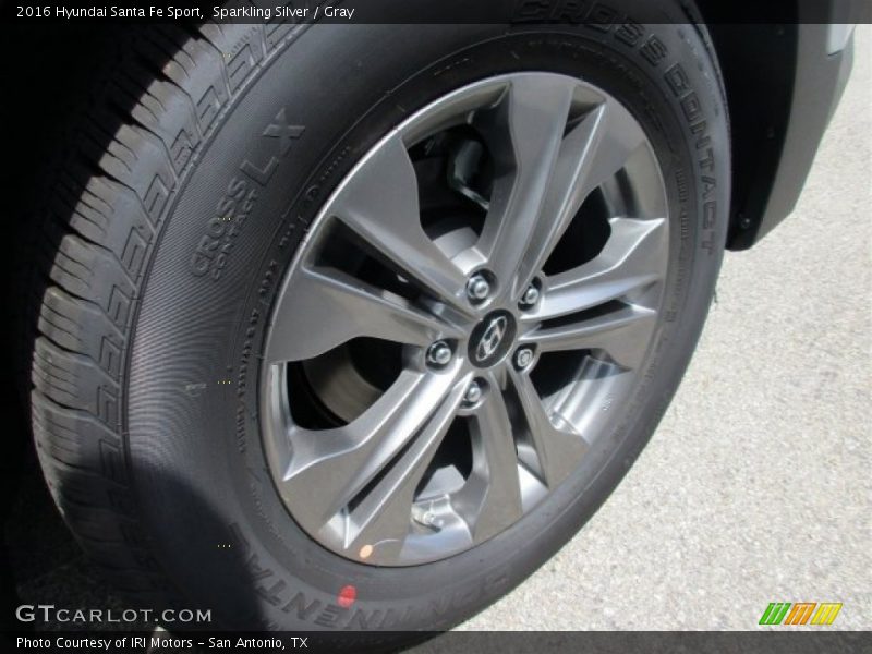 Sparkling Silver / Gray 2016 Hyundai Santa Fe Sport