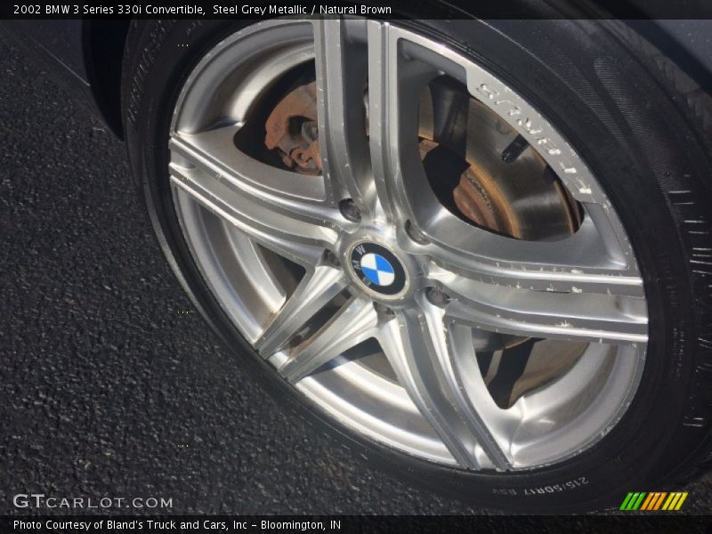 Steel Grey Metallic / Natural Brown 2002 BMW 3 Series 330i Convertible