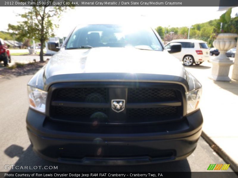 Mineral Gray Metallic / Dark Slate Gray/Medium Graystone 2012 Dodge Ram 1500 ST Quad Cab 4x4