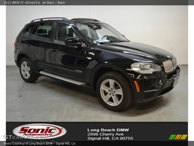 Jet Black / Black 2012 BMW X5 xDrive35d