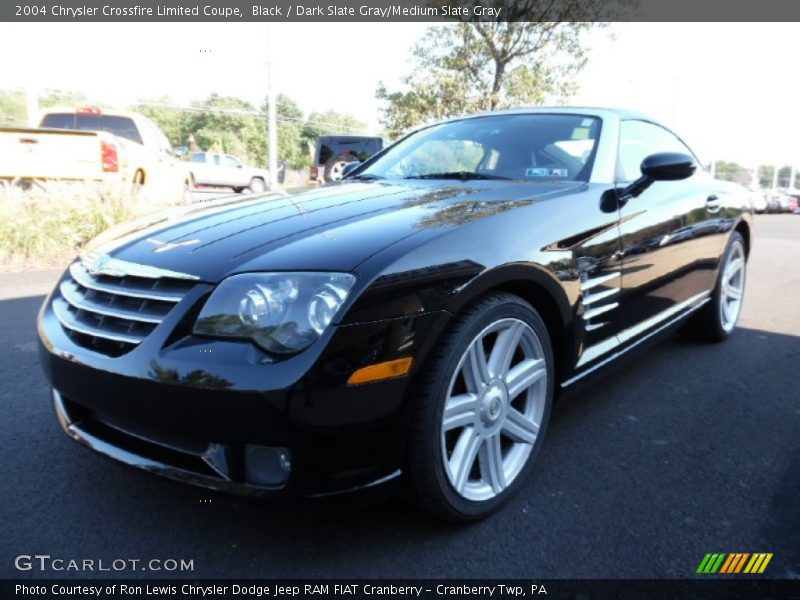 Black / Dark Slate Gray/Medium Slate Gray 2004 Chrysler Crossfire Limited Coupe