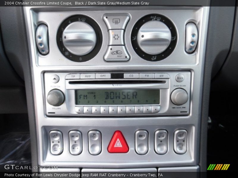 Black / Dark Slate Gray/Medium Slate Gray 2004 Chrysler Crossfire Limited Coupe