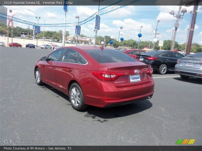 Venetian Red / Gray 2016 Hyundai Sonata SE