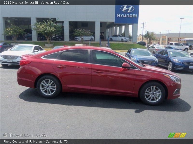 Venetian Red / Gray 2016 Hyundai Sonata SE