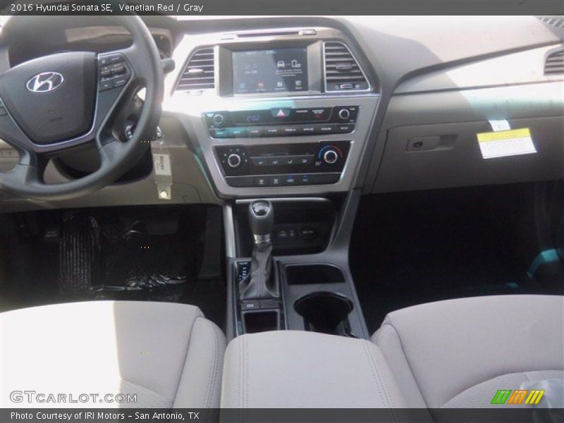 Venetian Red / Gray 2016 Hyundai Sonata SE