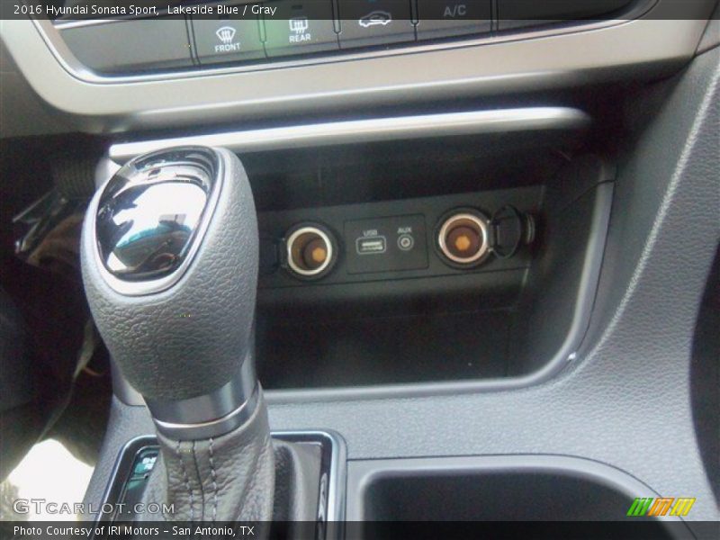 Lakeside Blue / Gray 2016 Hyundai Sonata Sport
