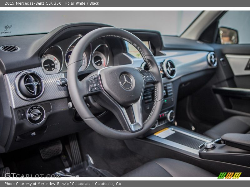 Polar White / Black 2015 Mercedes-Benz GLK 350