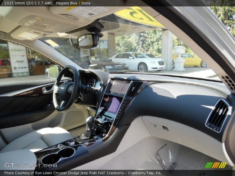 Hagane Blue / Stone 2015 Infiniti Q50 S 3.7 AWD