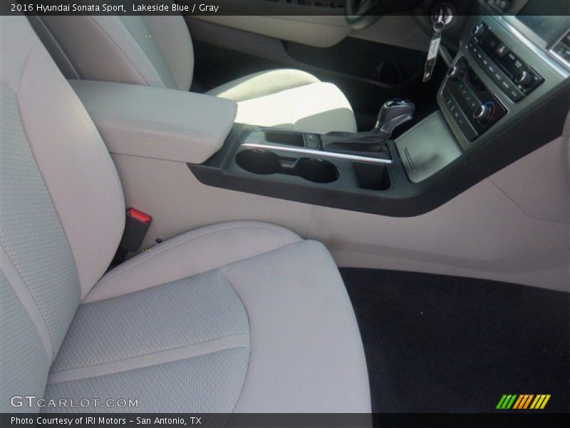 Lakeside Blue / Gray 2016 Hyundai Sonata Sport