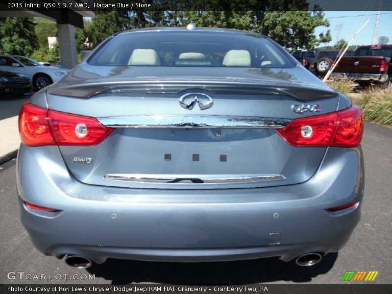 Hagane Blue / Stone 2015 Infiniti Q50 S 3.7 AWD