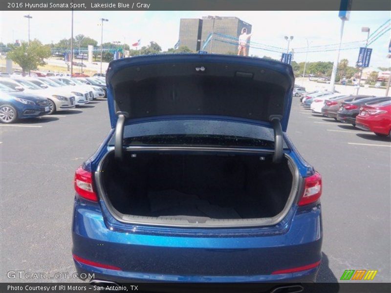 Lakeside Blue / Gray 2016 Hyundai Sonata Sport