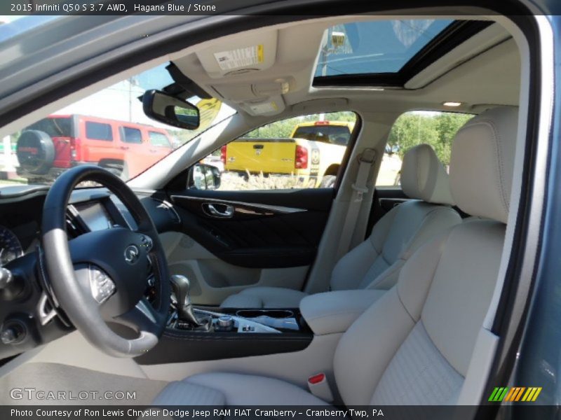  2015 Q50 S 3.7 AWD Stone Interior