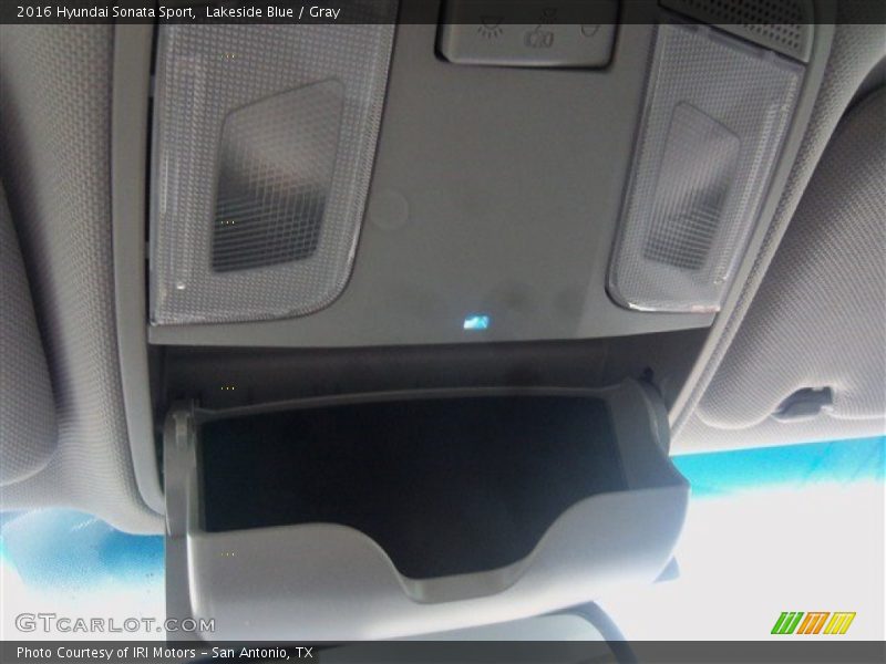 Lakeside Blue / Gray 2016 Hyundai Sonata Sport