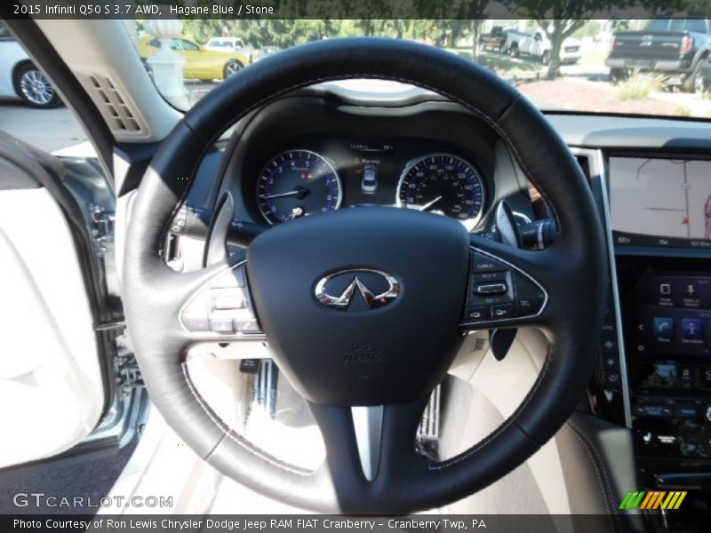  2015 Q50 S 3.7 AWD Steering Wheel