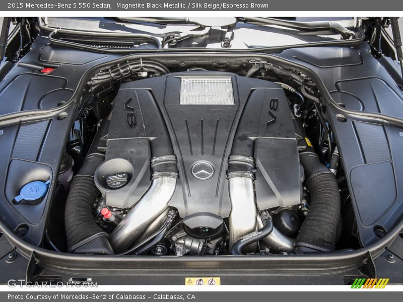  2015 S 550 Sedan Engine - 4.6 Liter biturbo DI DOHC 32-Valve VVT V8