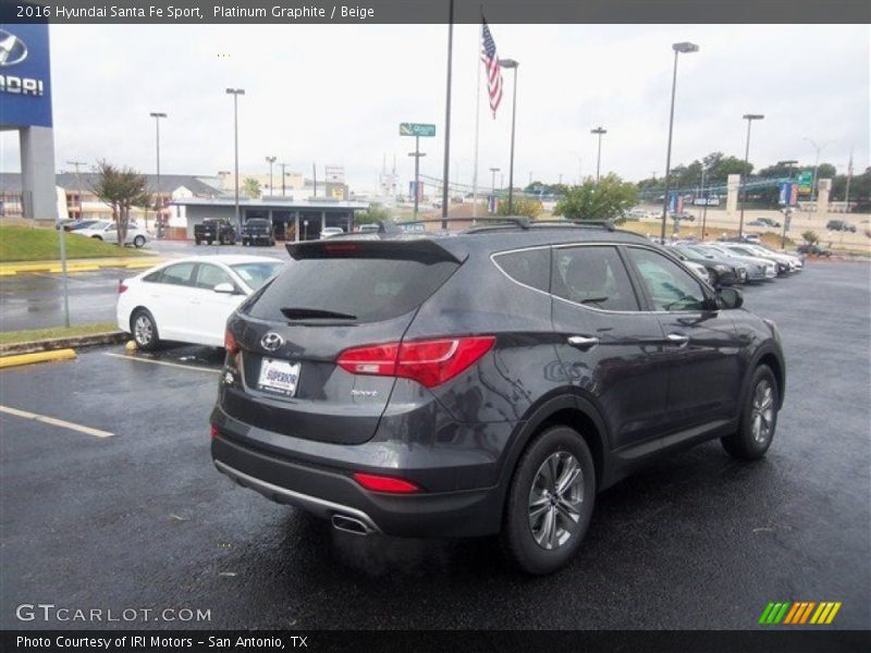 Platinum Graphite / Beige 2016 Hyundai Santa Fe Sport