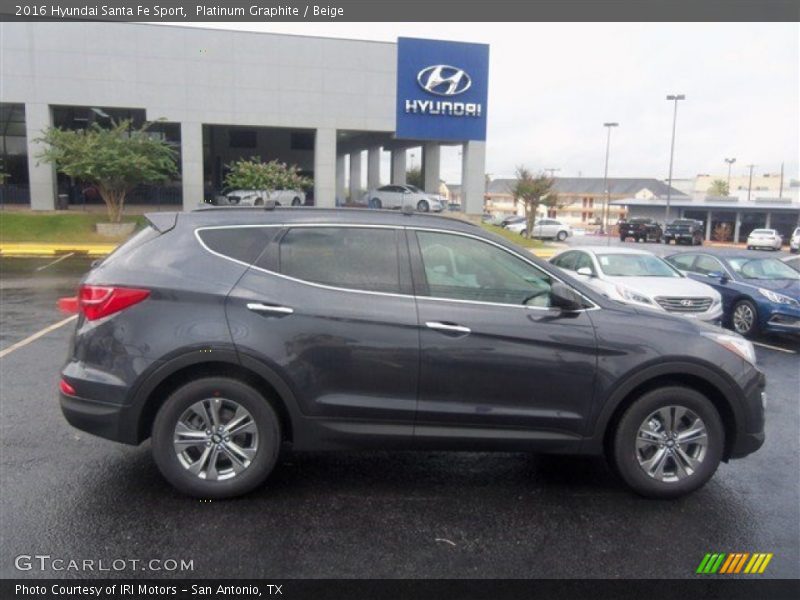 Platinum Graphite / Beige 2016 Hyundai Santa Fe Sport