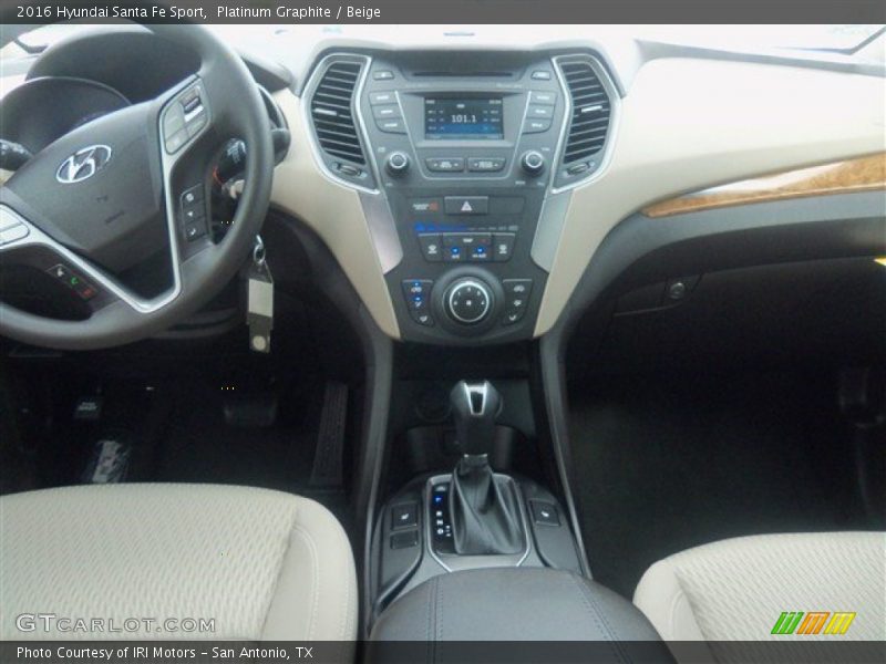 Platinum Graphite / Beige 2016 Hyundai Santa Fe Sport
