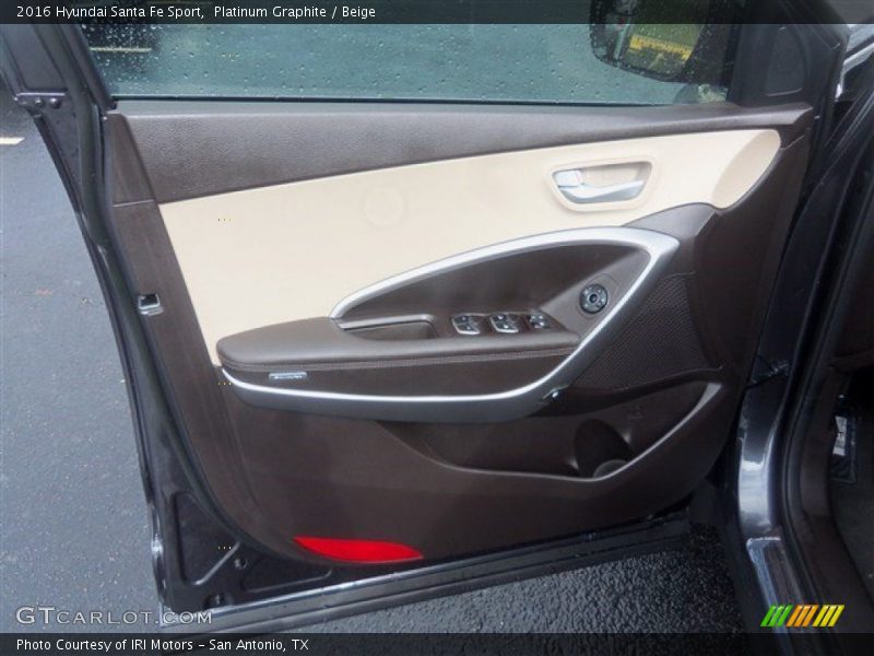 Platinum Graphite / Beige 2016 Hyundai Santa Fe Sport