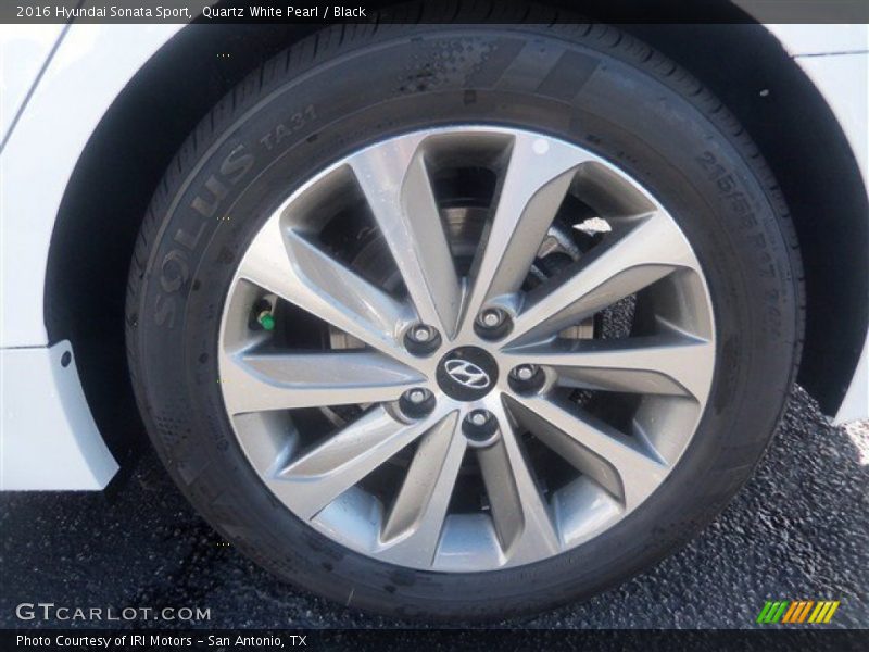 Quartz White Pearl / Black 2016 Hyundai Sonata Sport