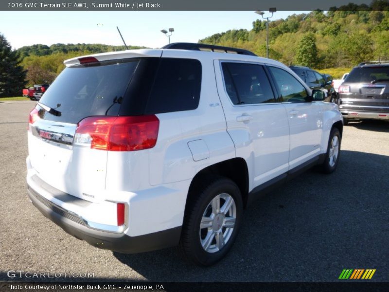 Summit White / Jet Black 2016 GMC Terrain SLE AWD