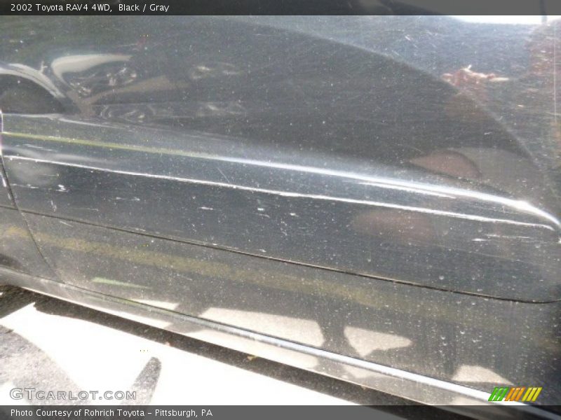 Black / Gray 2002 Toyota RAV4 4WD