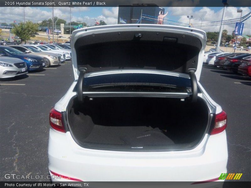 Quartz White Pearl / Black 2016 Hyundai Sonata Sport