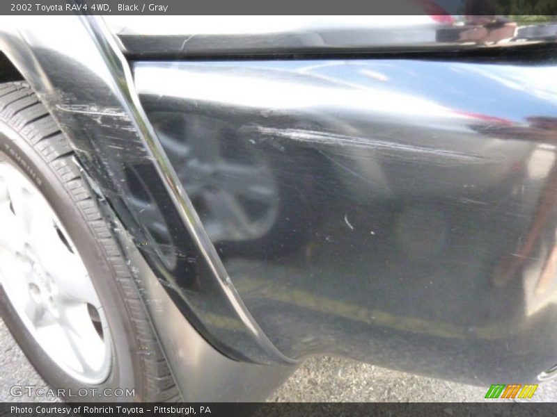 Black / Gray 2002 Toyota RAV4 4WD