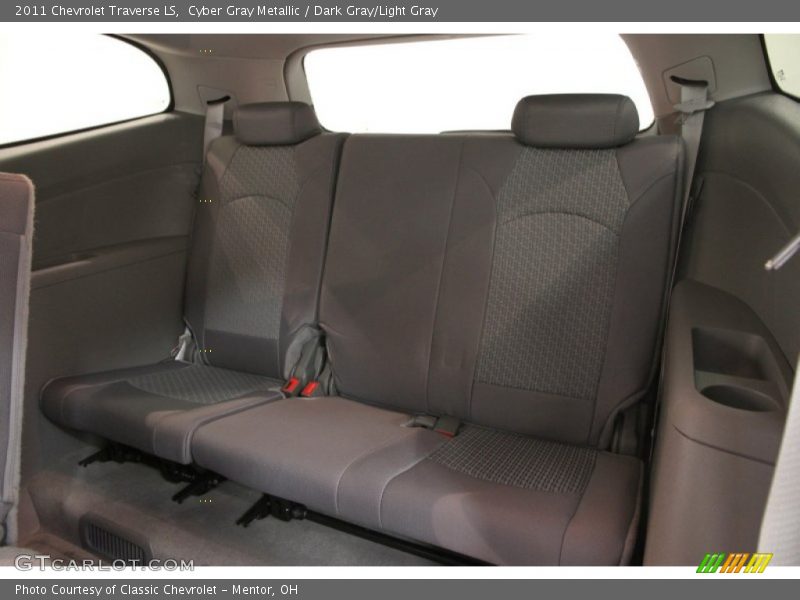 Cyber Gray Metallic / Dark Gray/Light Gray 2011 Chevrolet Traverse LS