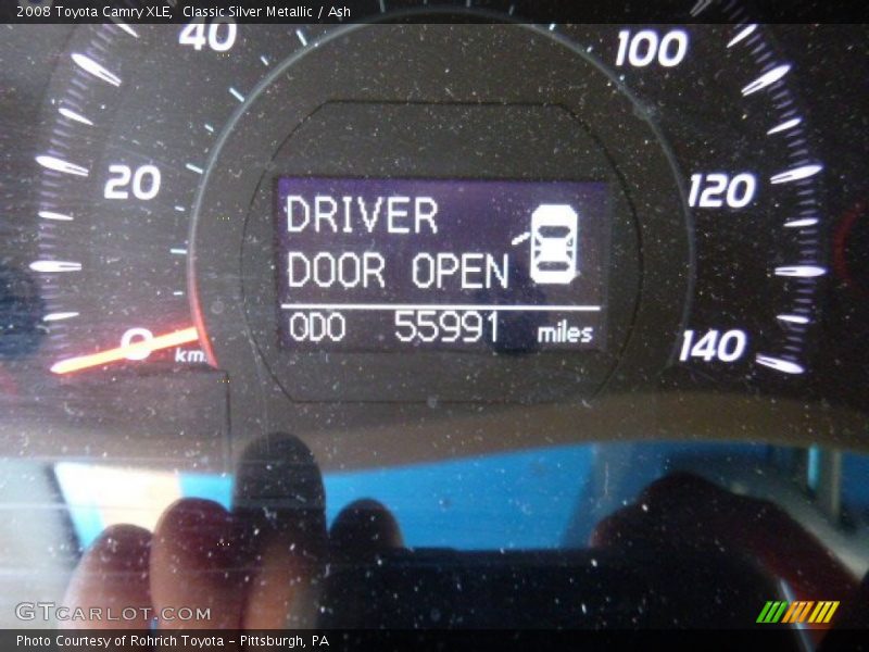 Classic Silver Metallic / Ash 2008 Toyota Camry XLE