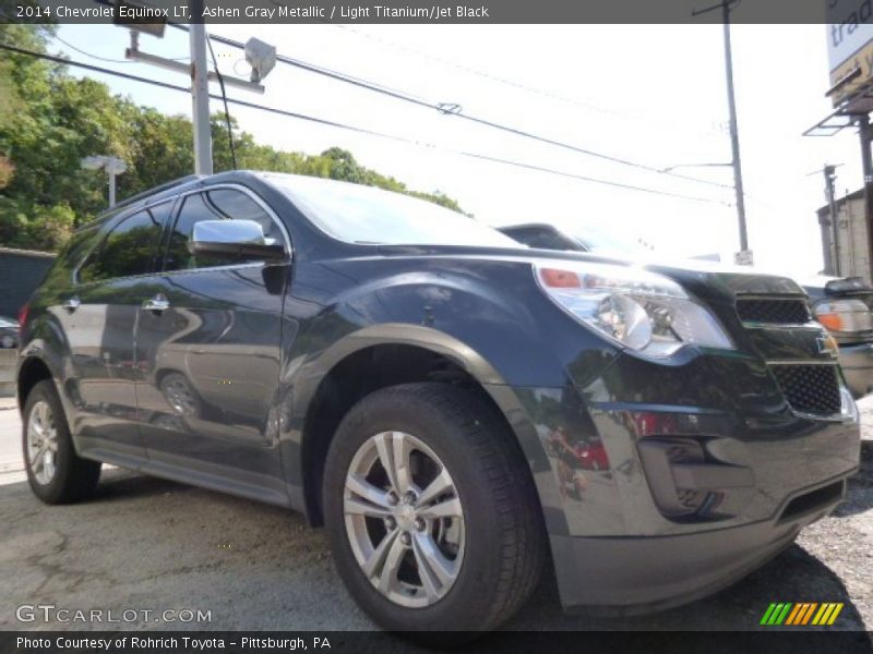 Ashen Gray Metallic / Light Titanium/Jet Black 2014 Chevrolet Equinox LT