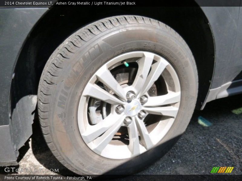 Ashen Gray Metallic / Light Titanium/Jet Black 2014 Chevrolet Equinox LT