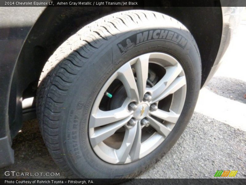 Ashen Gray Metallic / Light Titanium/Jet Black 2014 Chevrolet Equinox LT