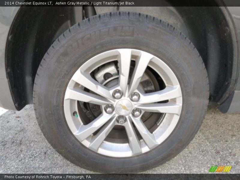 Ashen Gray Metallic / Light Titanium/Jet Black 2014 Chevrolet Equinox LT