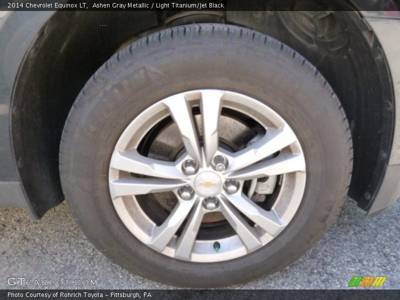 Ashen Gray Metallic / Light Titanium/Jet Black 2014 Chevrolet Equinox LT