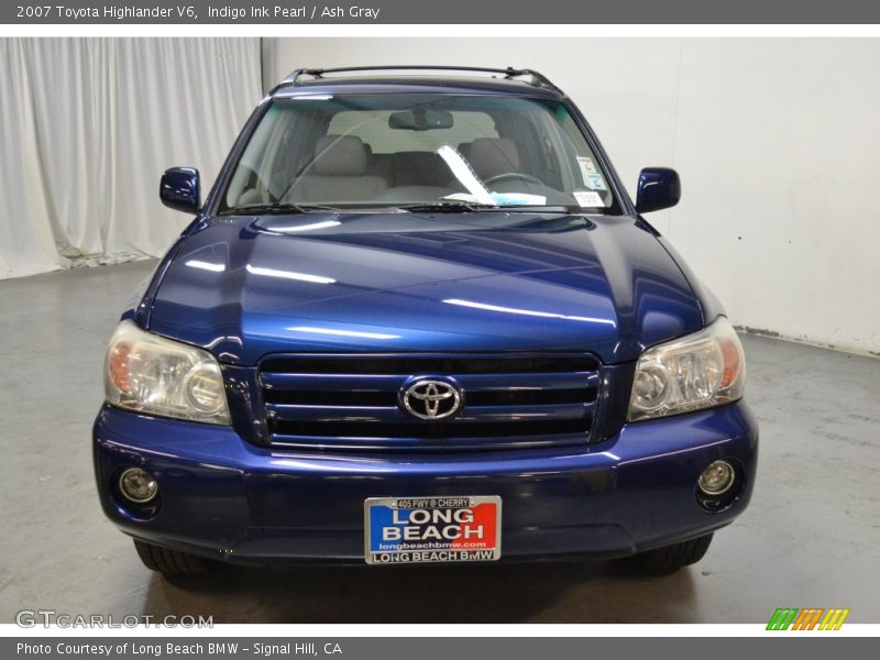 Indigo Ink Pearl / Ash Gray 2007 Toyota Highlander V6