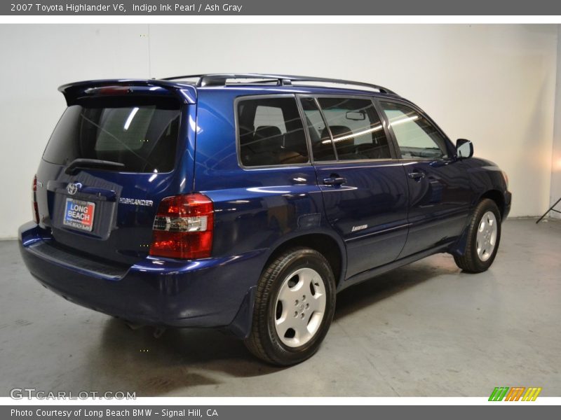 Indigo Ink Pearl / Ash Gray 2007 Toyota Highlander V6
