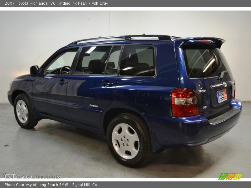 Indigo Ink Pearl / Ash Gray 2007 Toyota Highlander V6